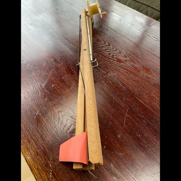 Vintage Lot (2) Never-Fail ice fishing wooden tip ups - Picture 7 of 7